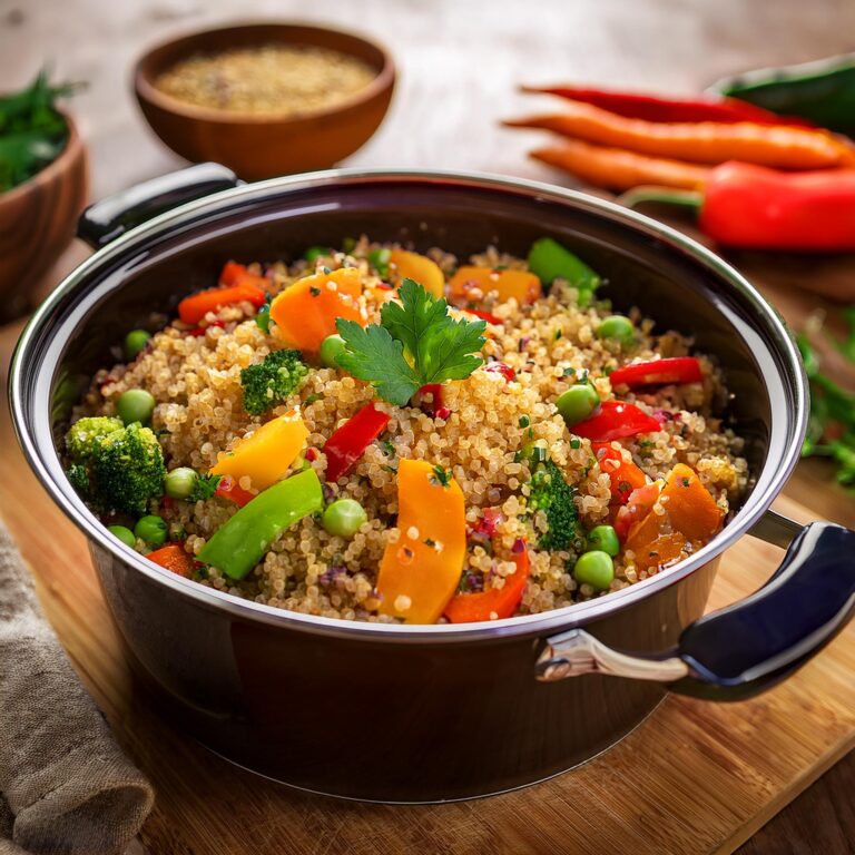 Savory Vegetable Quinoa Savory Vegetable Quinoa A Quick & Healthy Instant Pot Dish