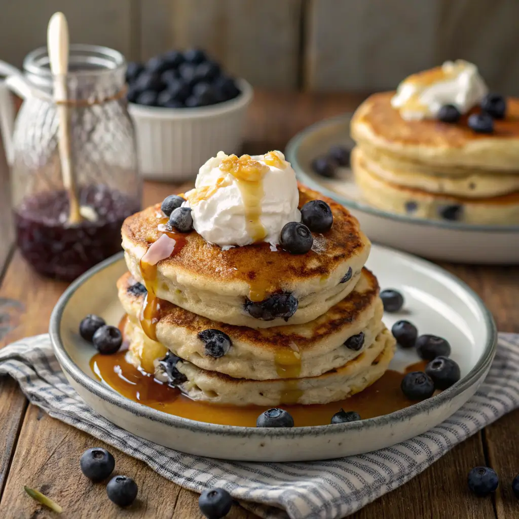 Fluffy Blueberry Buttermilk Pancakes A Morning Delight