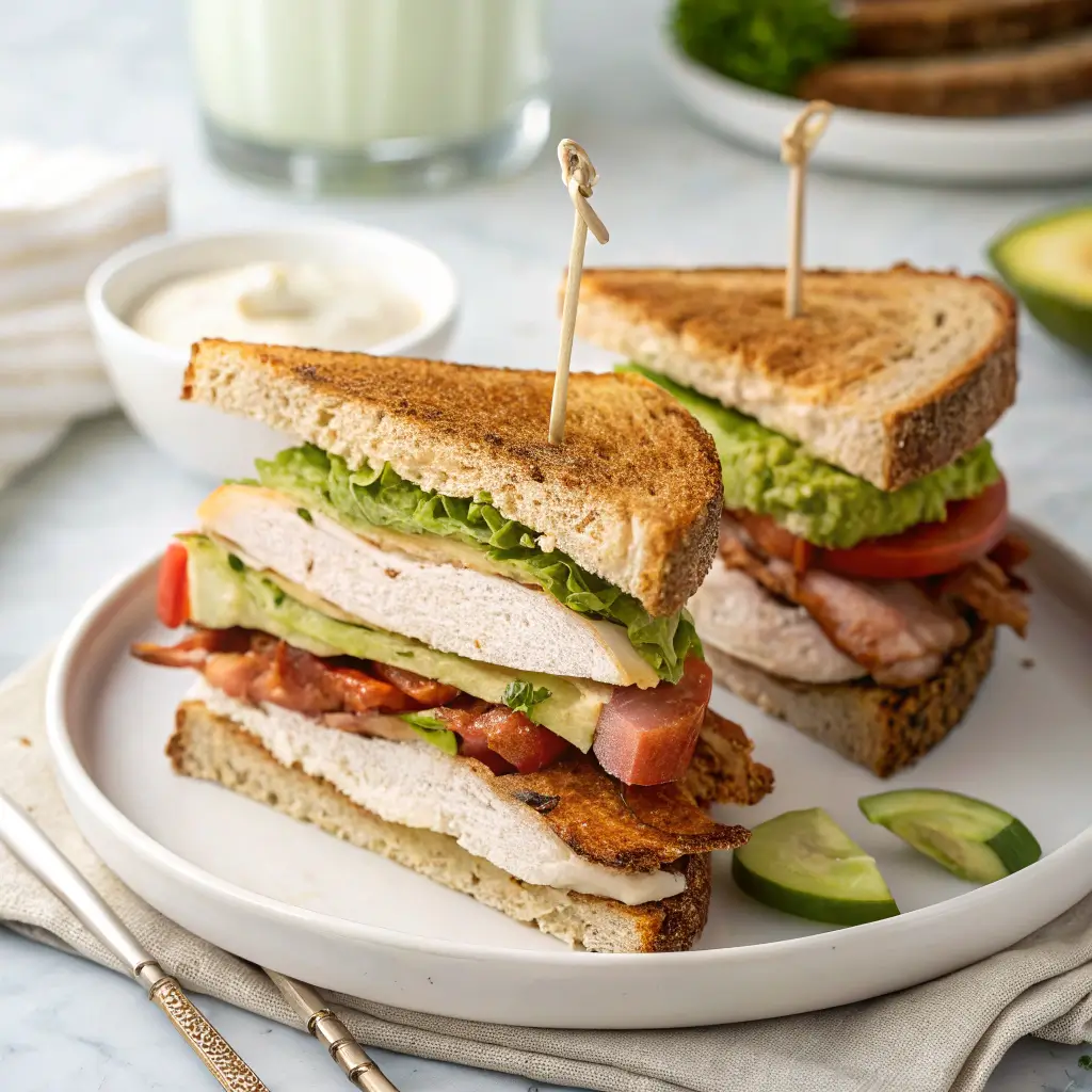 Turkey Avocado Club Sandwich – A Midday Power Lunch